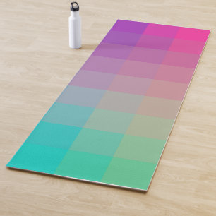 Colorful Rainbow Colors Gradient Design Yoga Mat
