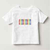 Colorful Rainbow Crayons Pattern