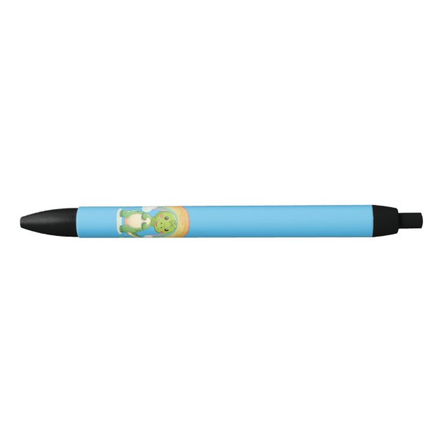 Colorful Rainbow Dino Pen (Front)