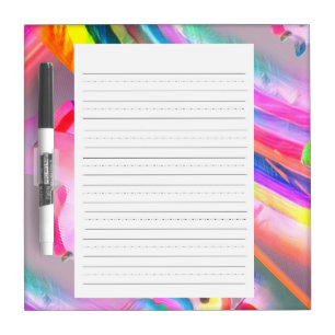 Colorful Rainbow Dry Erase Board