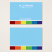 Colorful Rainbow Earring Background (Front & Back)