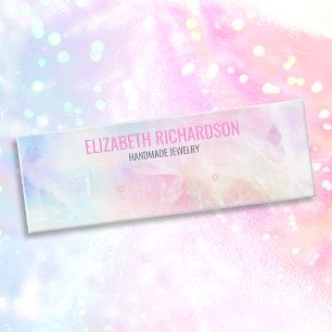 Colorful Rainbow Earring Jewelry Display Holder Mini Business Card