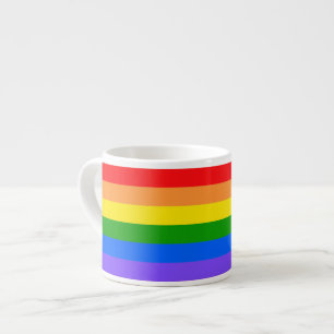 Colorful Rainbow Espresso Cup