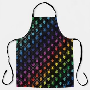 Colorful Rainbow Fantasy Dragon Quilt Pattern Apron