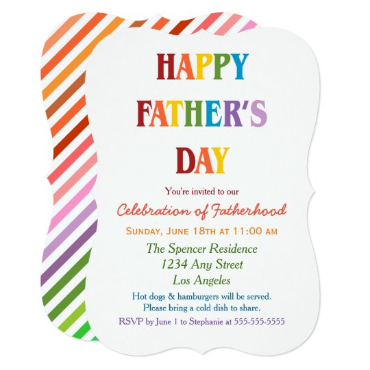 Father's Day Celebration Invitation 1