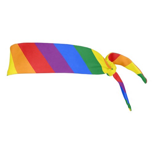 Colorful rainbow flag color LGBT headband