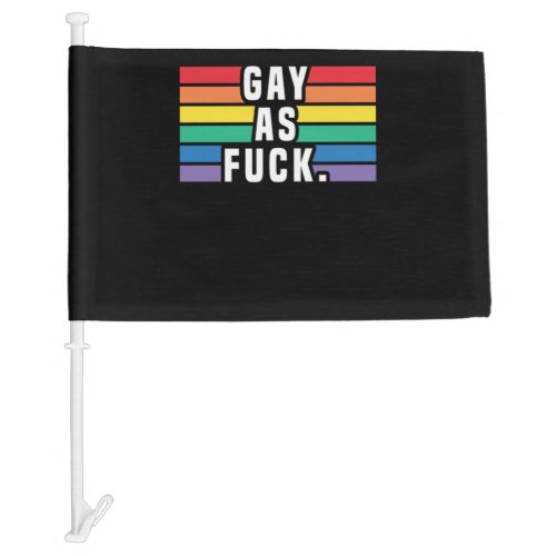 Colorful Rainbow Flag Gay Pride