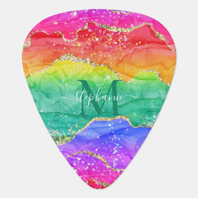 Rainbow guitar picks deals