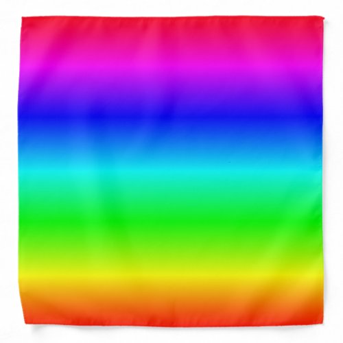 Colorful Rainbow Gradient Bandana