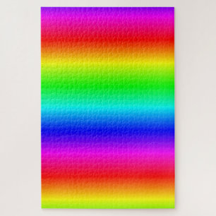 Colorful Rainbow Gradient Ombre Jigsaw Puzzle