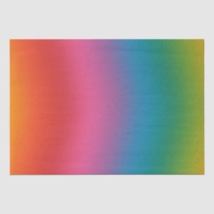 Colorful Rainbow Gradient  Tissue Paper