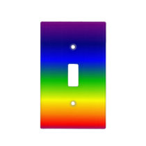 Colorful Rainbow Green Yellow Red Blue Light Switch Cover