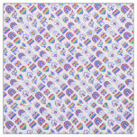 Colorful Rainbow Icon Patterns Fabric