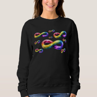 Colorful Rainbow Infinity Symbol Sweatshirt
