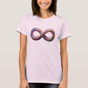 Colorful Rainbow Infinity Symbol T-Shirt