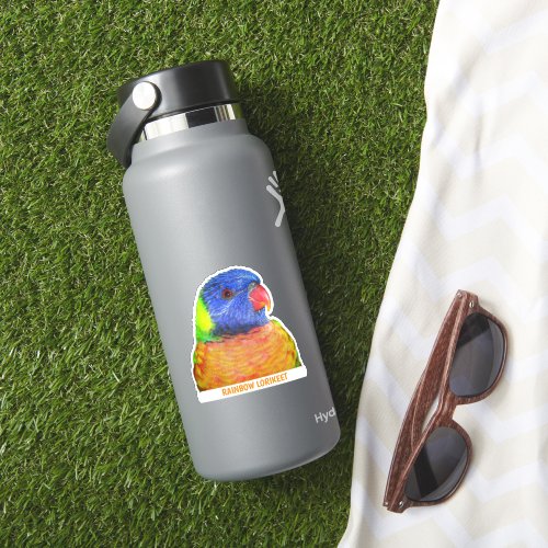 Colorful Rainbow Lorikeet Parrot Sticker