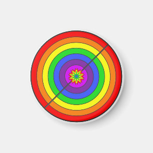 Colorful rainbow magnet