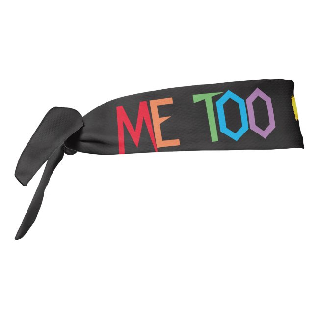 Colorful Rainbow ME TOO Tie Headband