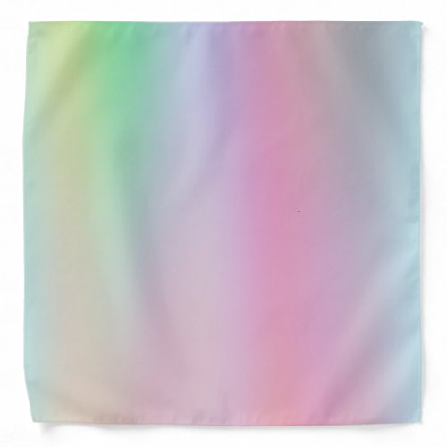 Colorful Rainbow Modern Abstract Picture Elegant Bandana
