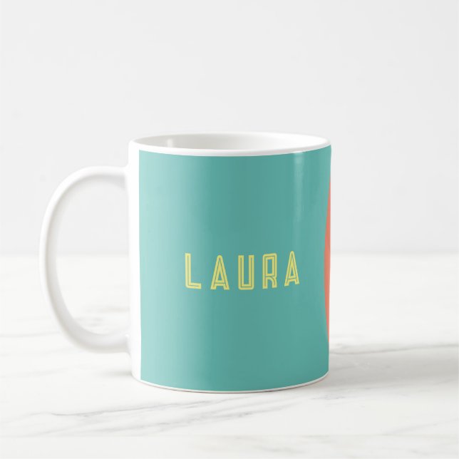 Colorful Rainbow Mug – Custom Name Gift target (Left)