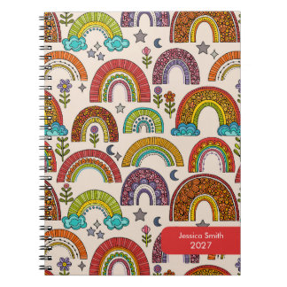 Colorful Rainbow Notebook