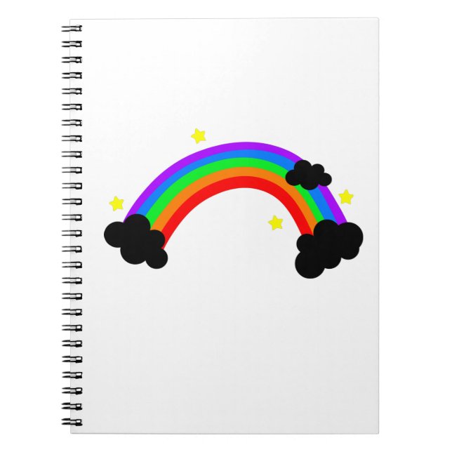 Colorful rainbow notebook (Front)