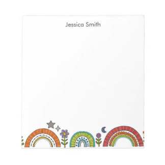 Colorful Rainbow Notepad