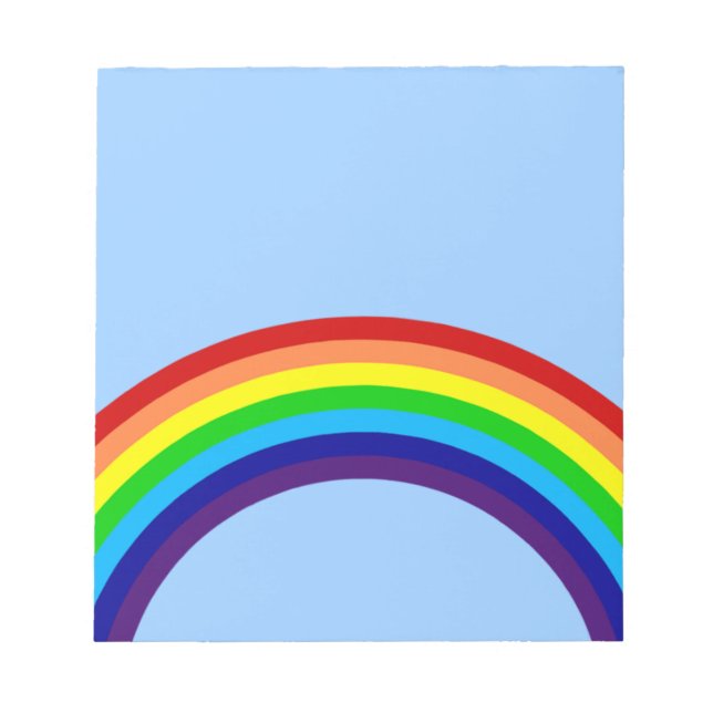 colorful rainbow notepad (Front)