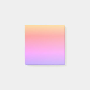 Colorful Rainbow Ombré 4Celeste Post-it Notes