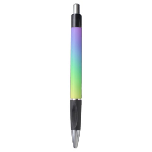 Colorful Rainbow Ombre Gradient Blur Abstract Art Pen