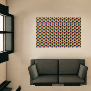Colorful Rainbow Pattern Rug