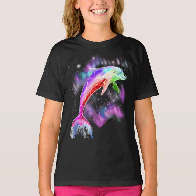Pink shop dolphin shirt