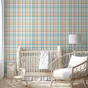 Colorful Rainbow Plaid Wallpaper Wallpaper