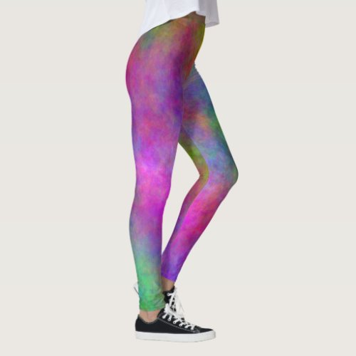 Colorful Rainbow Plasma Leggings