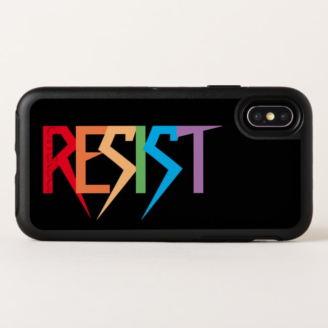 Colorful Rainbow Resist OtterBox iPhone X Case