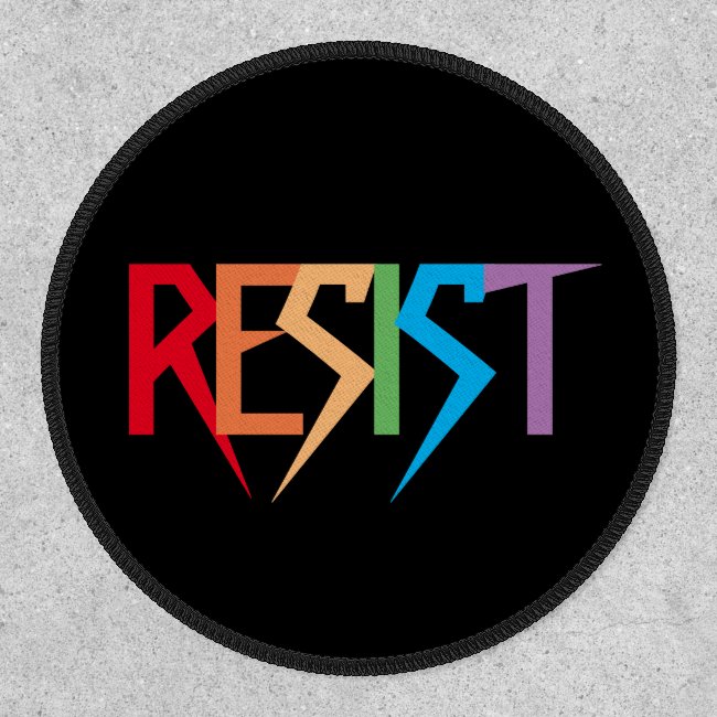 Colorful Rainbow Resist Patch