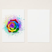 Colorful Rainbow Rose (Front & Back)
