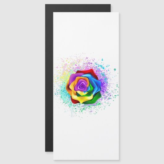 Colorful Rainbow Rose (Front/Back)