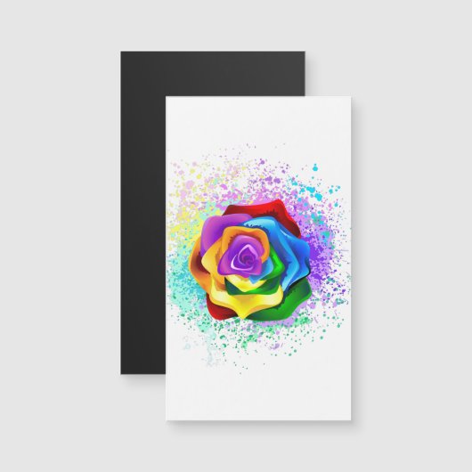 Colorful Rainbow Rose (Front/Back)