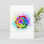 Colorful Rainbow Rose (Standing Front)