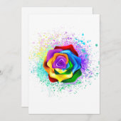 Colorful Rainbow Rose (Front/Back)