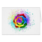 Colorful Rainbow Rose (Front Horizontal)