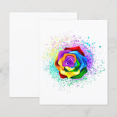 Colorful Rainbow Rose (Front/Back)