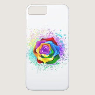 Colorful Rainbow Rose iPhone 8 Plus/7 Plus Case