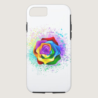 Colorful Rainbow Rose iPhone 8/7 Case