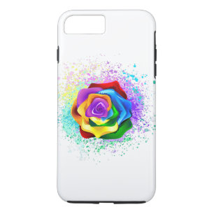 Colorful Rainbow Rose iPhone 8 Plus/7 Plus Case