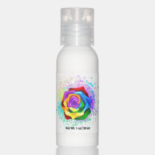 Colorful Rainbow Rose Hand Lotion
