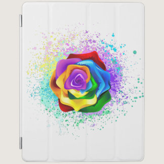 Colorful Rainbow Rose iPad Smart Cover