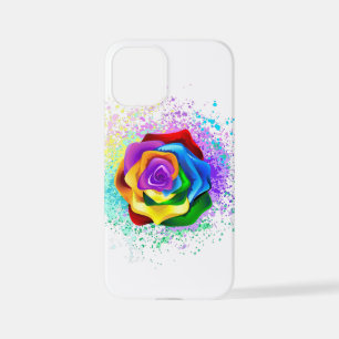 Colorful Rainbow Rose iPhone 12 Mini Case