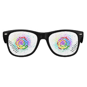 Colorful Rainbow Rose Kids Sunglasses